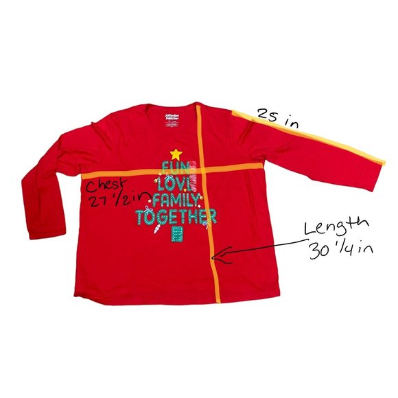 Jammies For Your Families Womens 3X Christmas Holiday 2 PC Set NWT - Picture 2 of 12